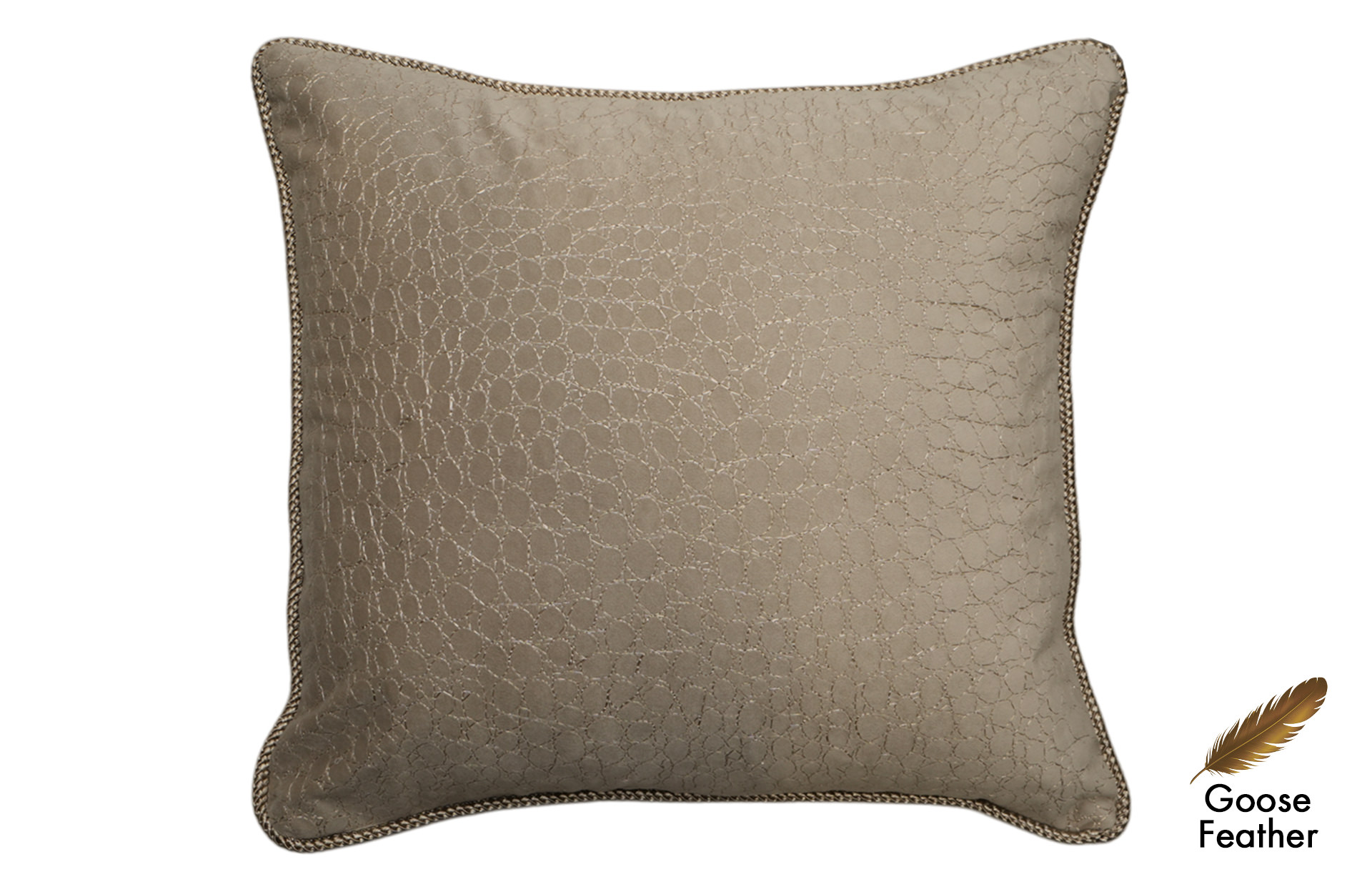 Home Decor Goose Feather Square Cushion CHN LXR 2003033624 IND Cushion Front View