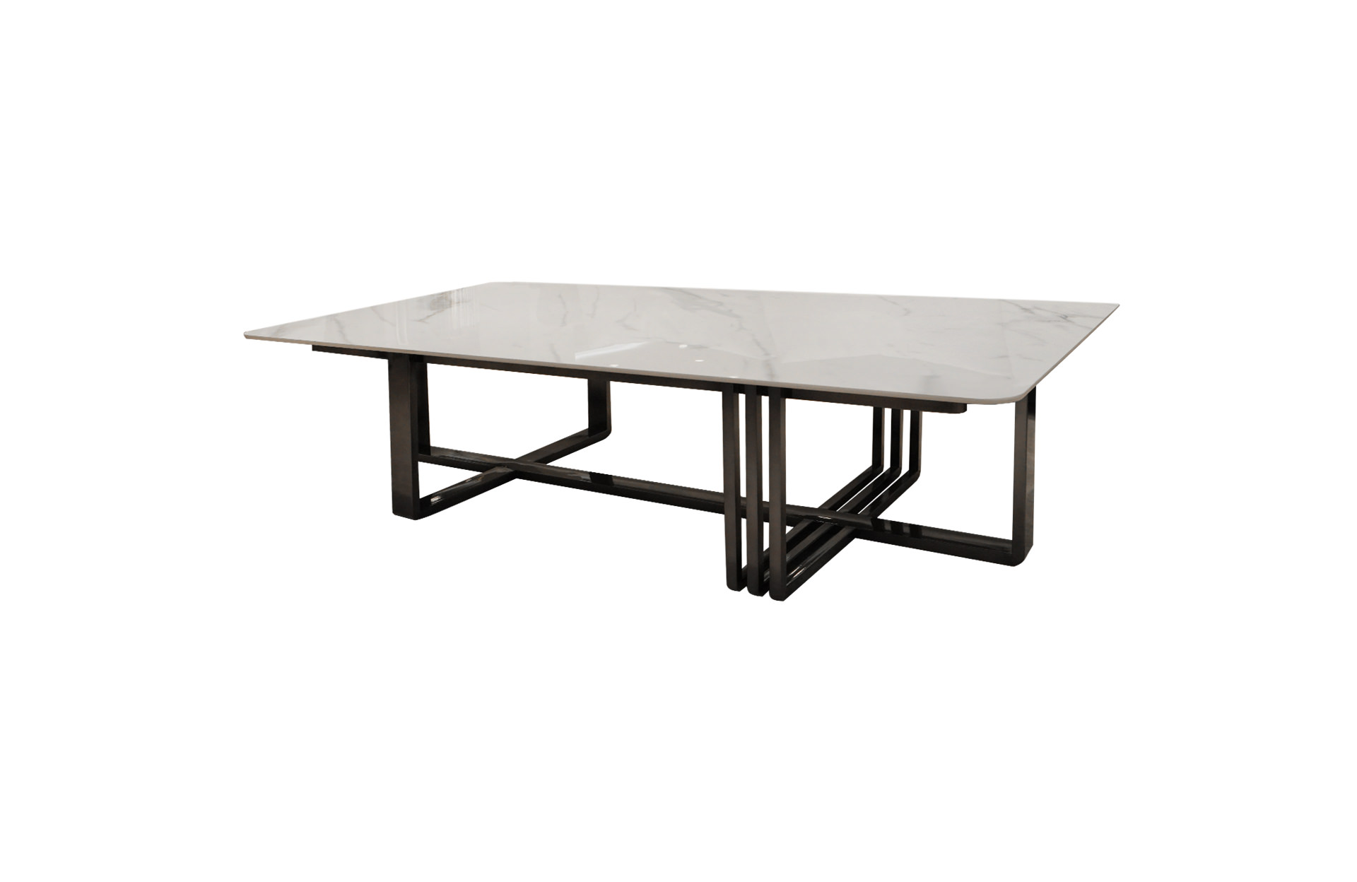 Home Decor Square Cushion Alaska Neve Coffee Table Side View
