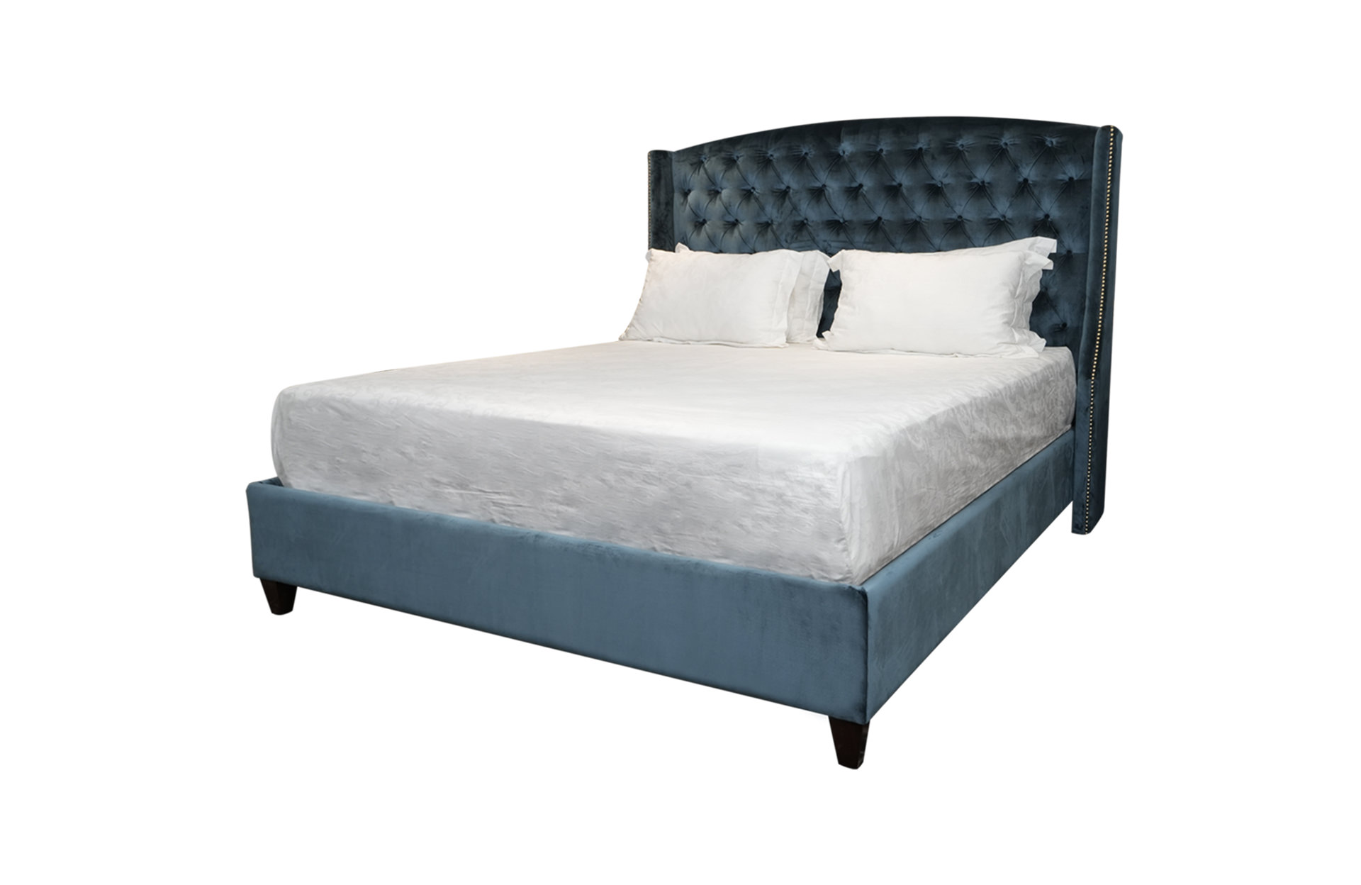 Home Decor Brome Bed Set AB Teal Side View