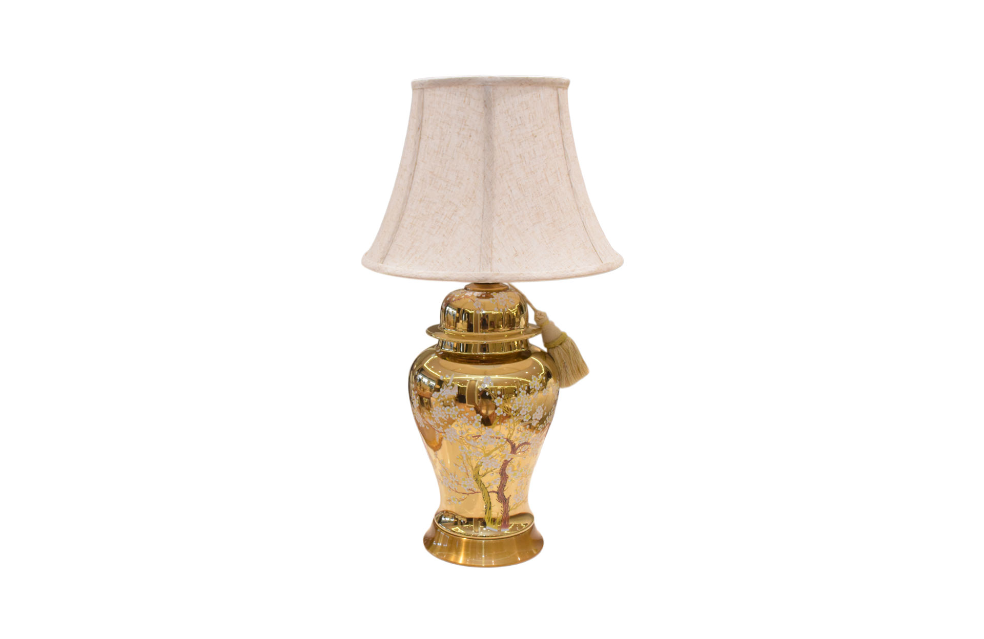 Home Decor Ceramic Table Lamp V Design 80 Front View