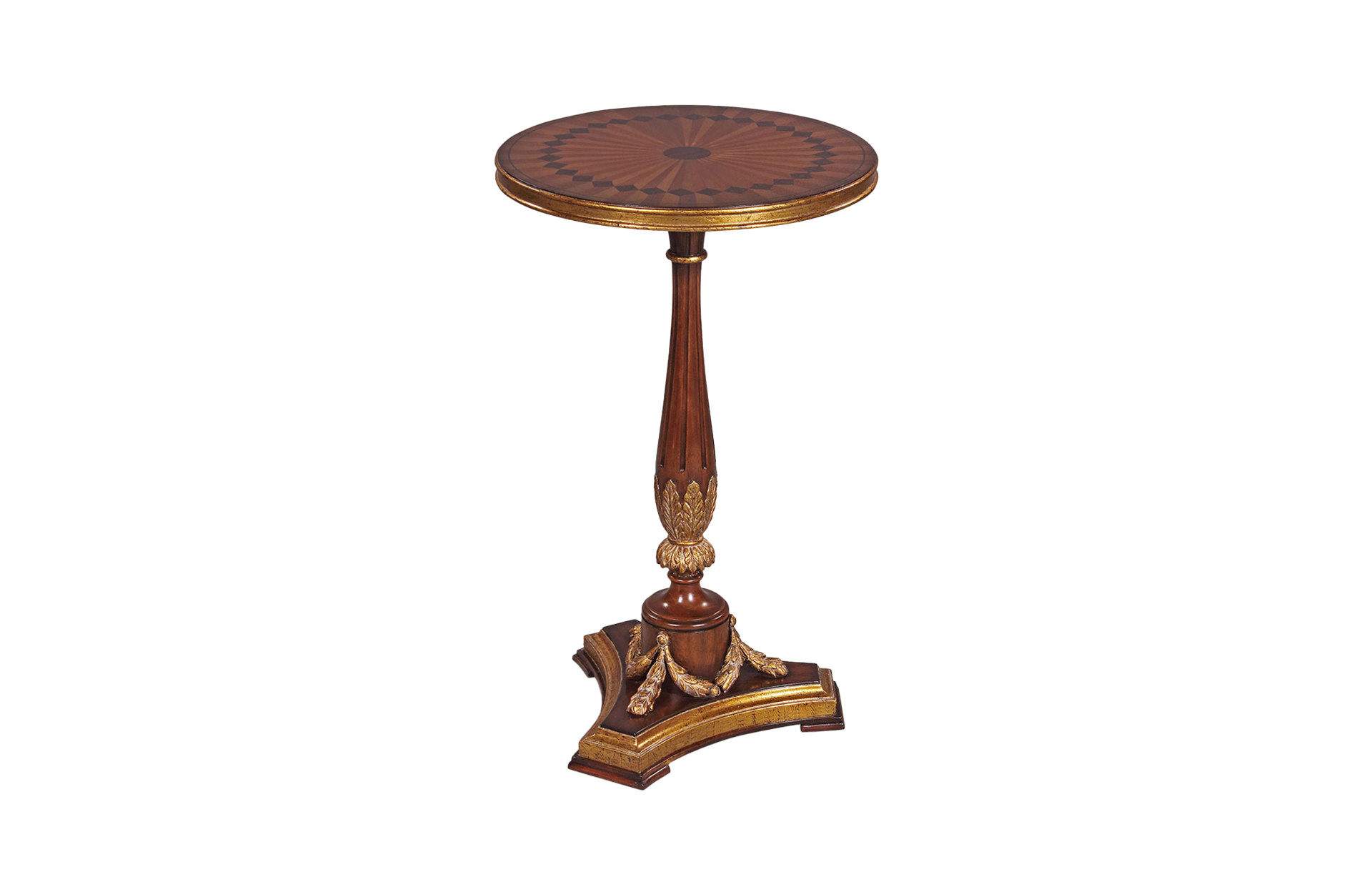Home Decor Side Table Occasional Table Italian Inlaid 34449 Side View